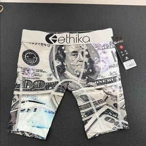 Ethika Athletic Shorts Black with Performance Fit